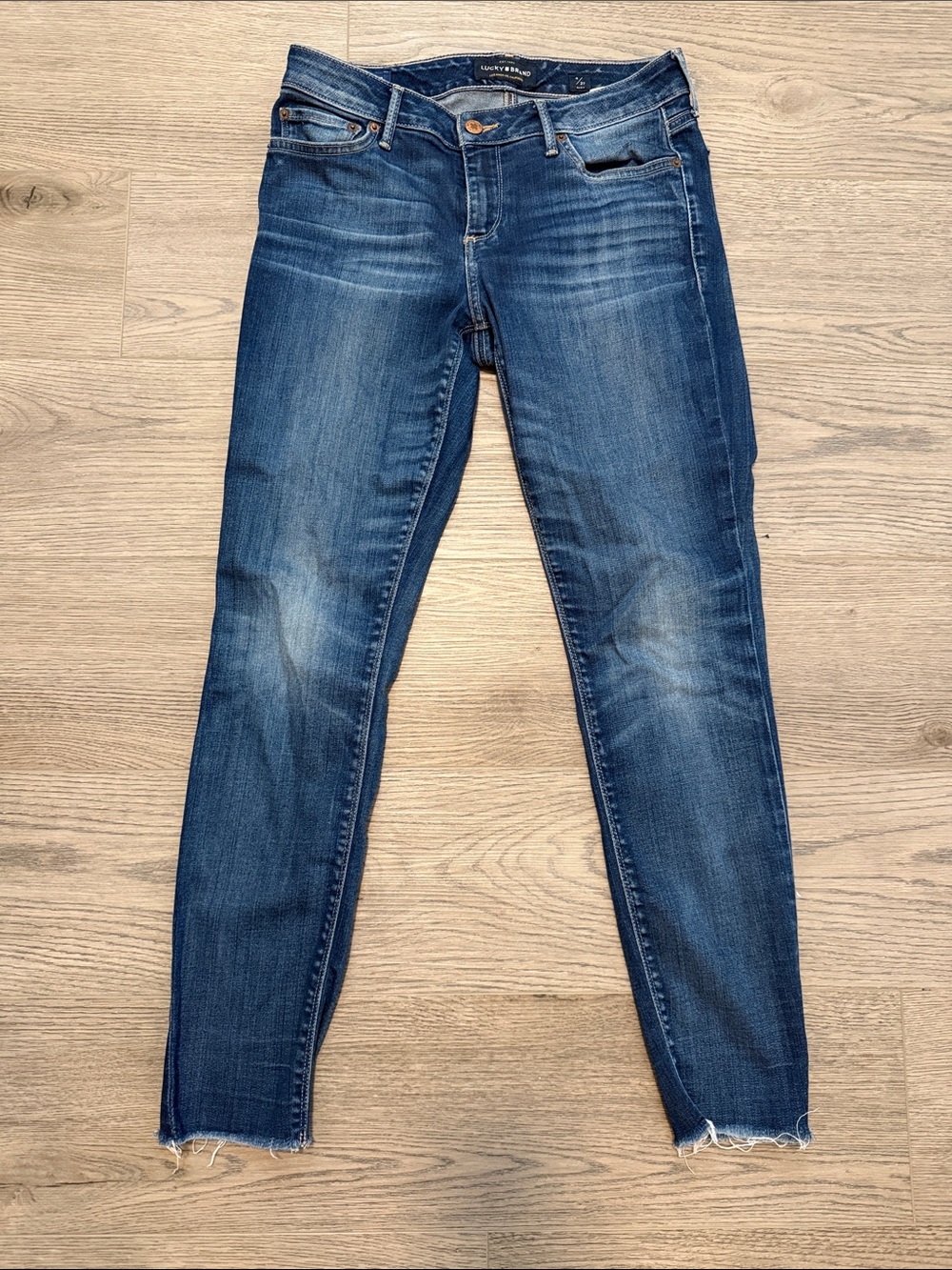 Lucky Brand Women's Dark Blue Skinny Jeans